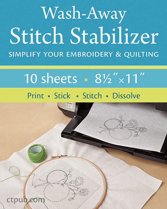 Wash-Away Stitch Stabilizer