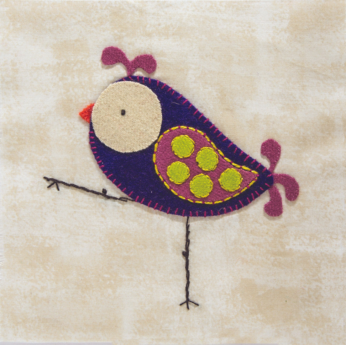 Whimsical Wool Appliqué