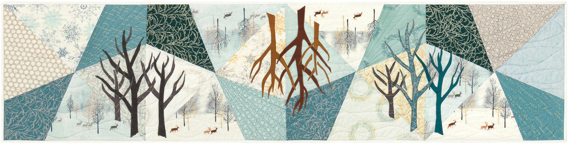 Wintertime Shimmer Quilt & Table Runner