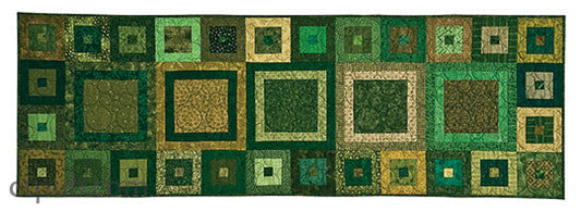 Free Project Download: Going Green Table Runner Pattern