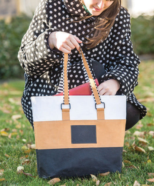 Free Project Download: kraft-tex Tri-Color Tote