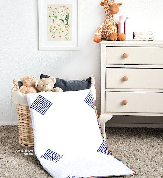 Free Project Download: Little Cabin Floor Quilt