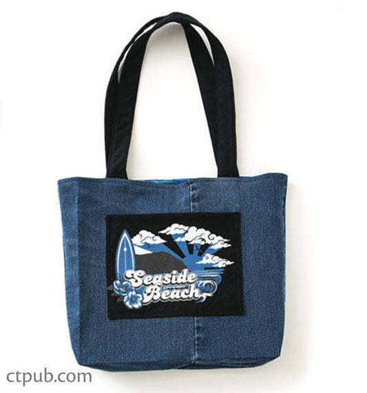 Free Project Download: Seaside Beach T-Shirt Tote