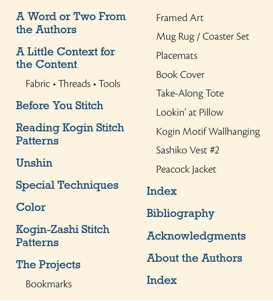 Contemporary Kogin-zashi