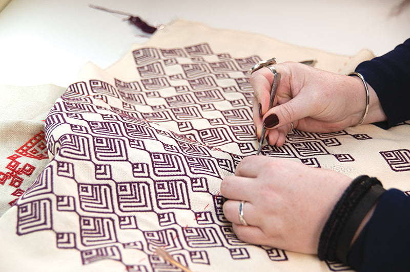 Contemporary Kogin-zashi