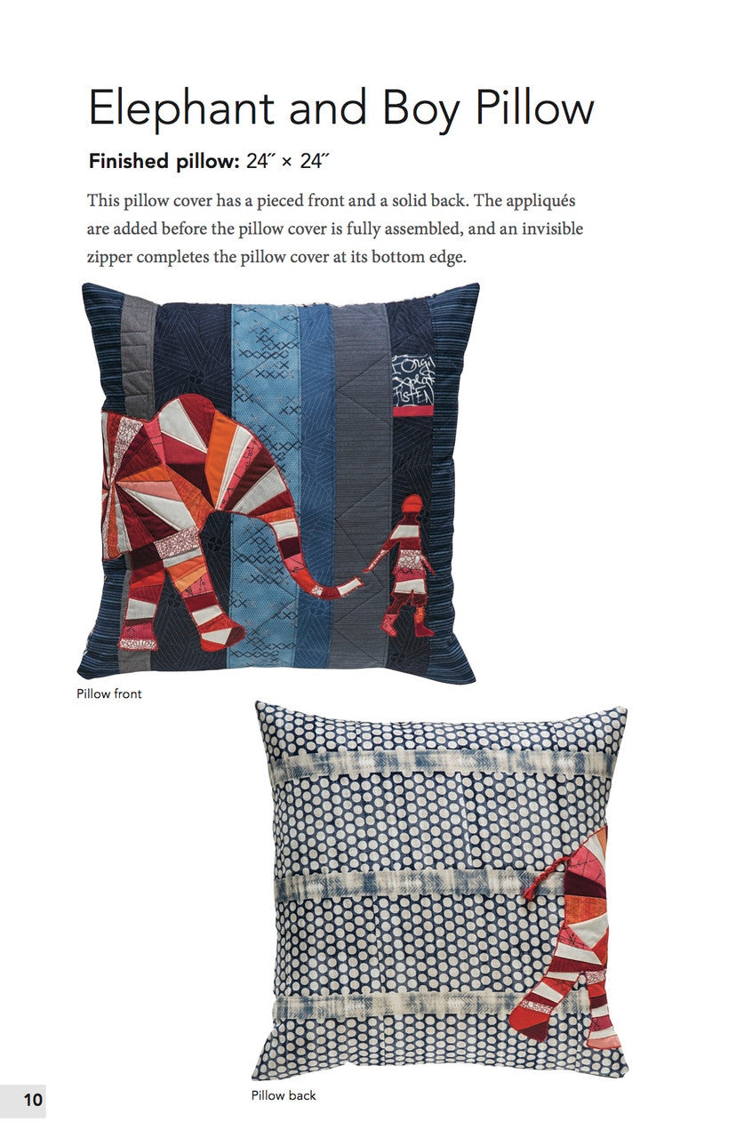 Elephant and I Quilt and Pillow Pattern