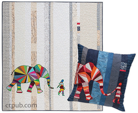 Elephant and I Quilt and Pillow Pattern