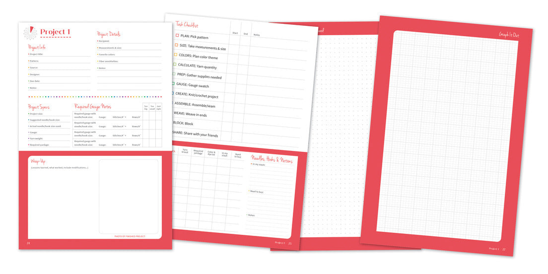 Knit & Crochet Project Planner