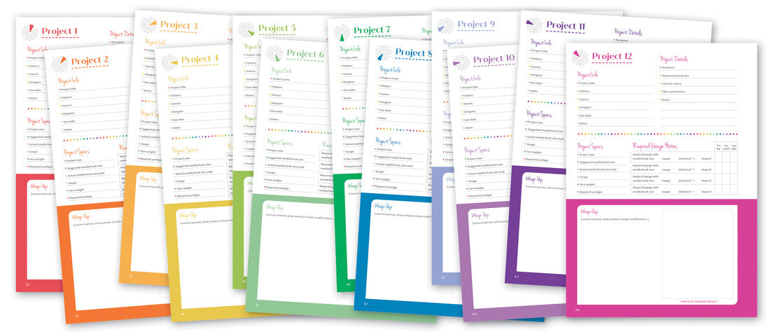 Knit & Crochet Project Planner
