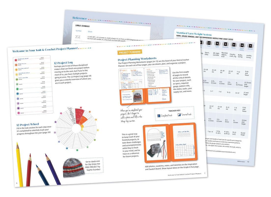 Knit & Crochet Project Planner