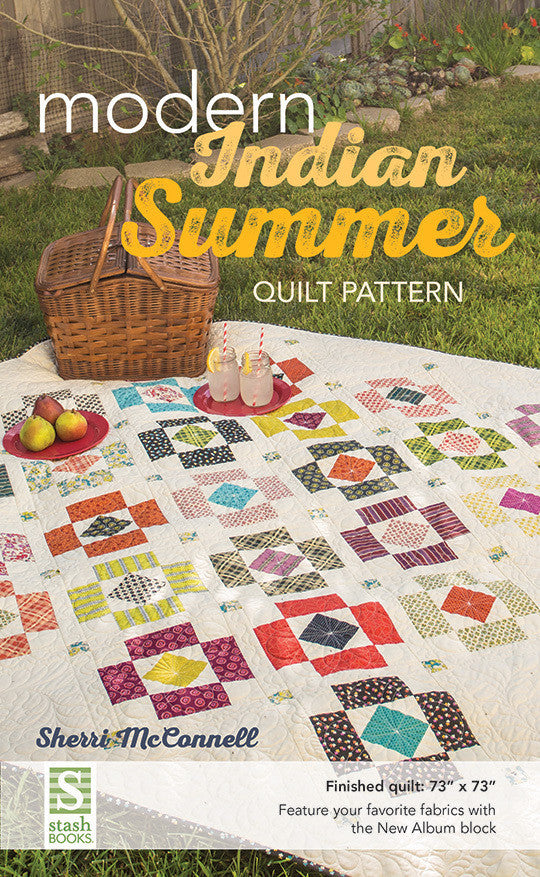 Modern Indian Summer Quilt ePattern Digital Download