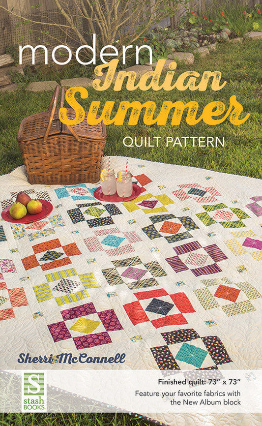 Modern Indian Summer Quilt ePattern Digital Download
