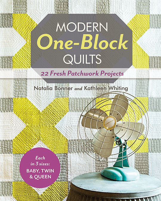 Modern One-Block Quilts Digital Download