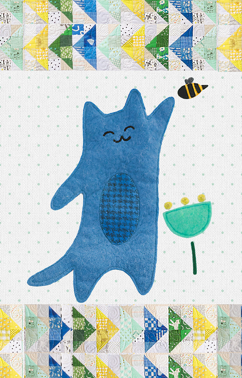 Patchwork Cats Eco Pouch Set