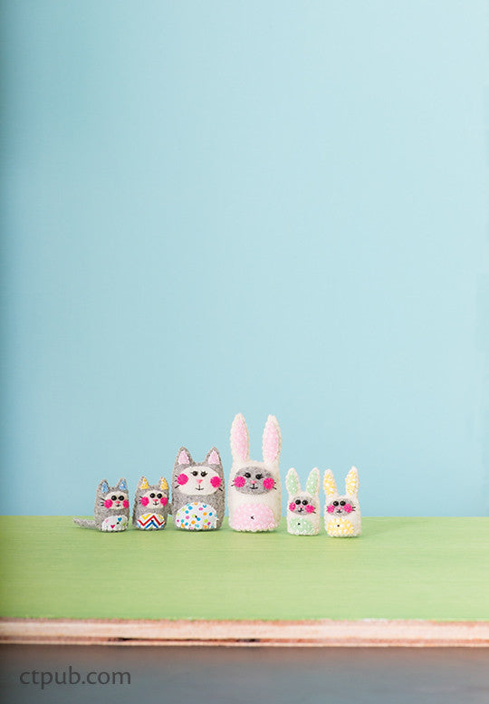 Pipsqueaks Itsy-Bitsy Felt Creations to Stitch & Love Digital Download