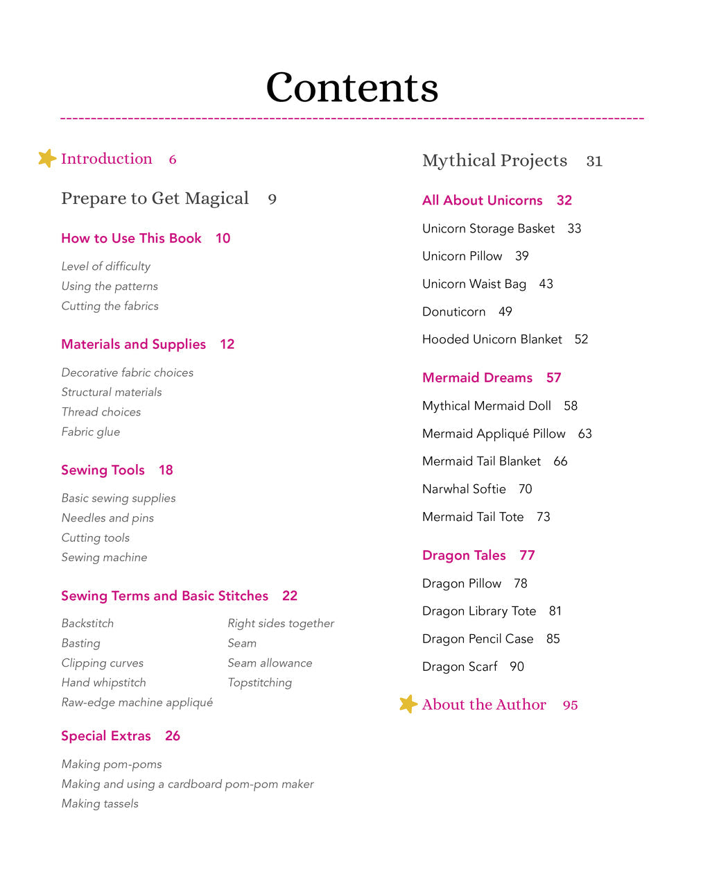 Sew Unicorns, Dragons & Mermaids, What Fun!