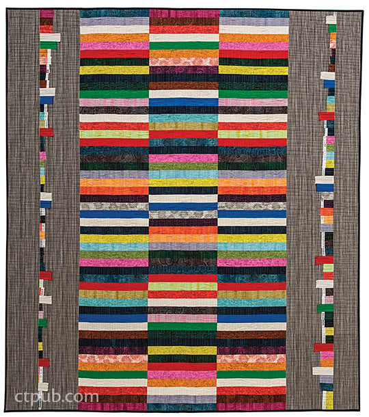 Strips and Selvages Quilt Download Digital Download