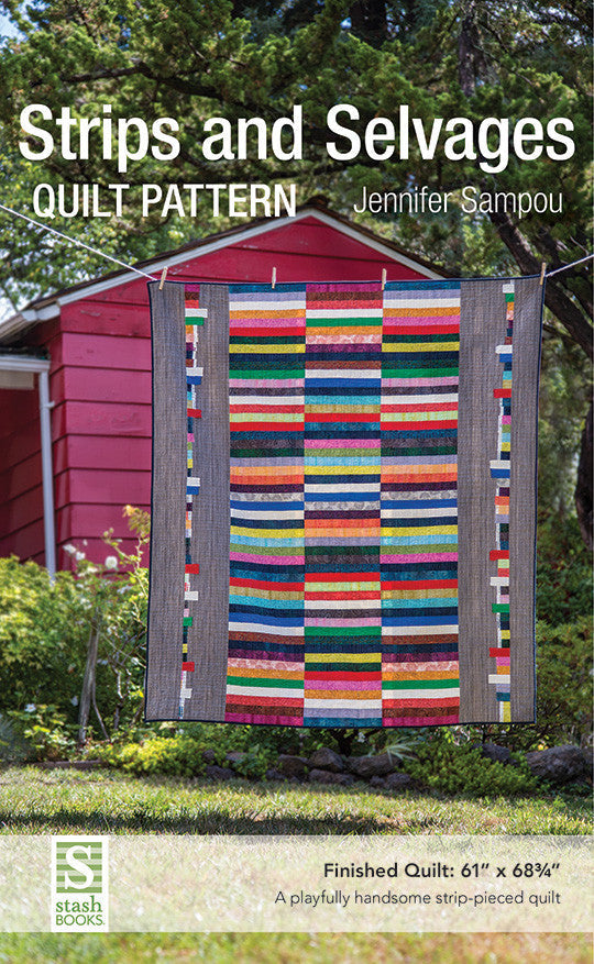 Strips and Selvages Quilt Download Digital Download