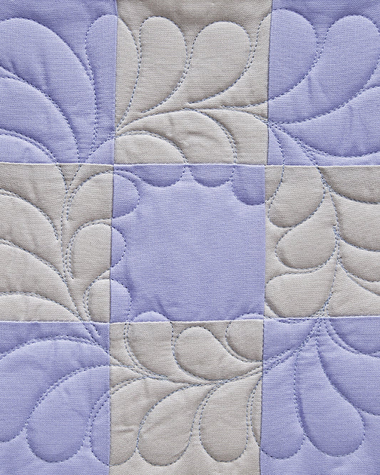 "Single Feathers" from Beginner's Guide to Free-Motion Quilting