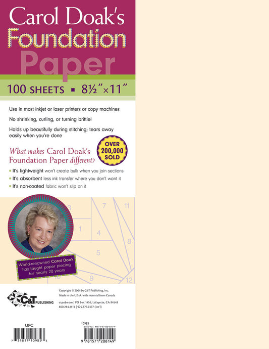The Long and Winding Road to Carol Doak's Foundation Paper