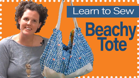 How to make a beach tote