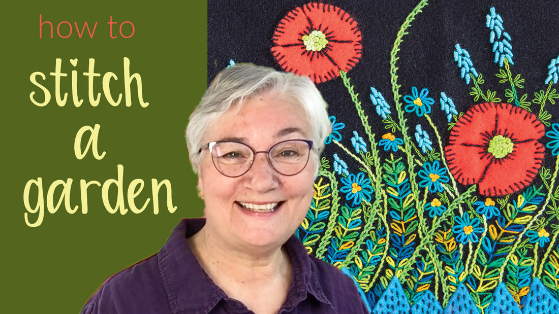 How to stitch a garden!