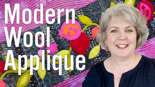 Bright & bold wool appliqué projects!