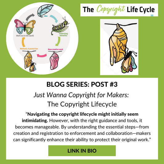 Just Wanna Copyright for Makers: The Copyright Lifecycle