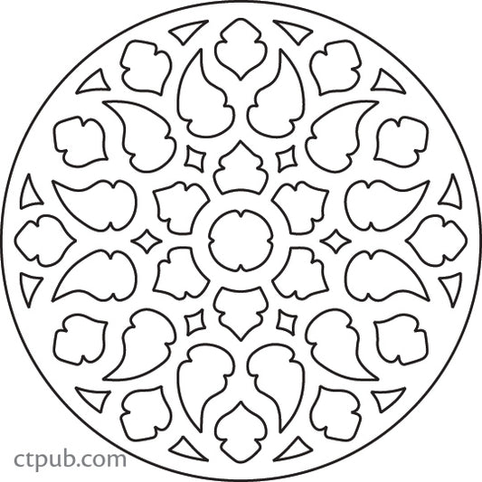 How a Coloring Page Becomes a Quilt