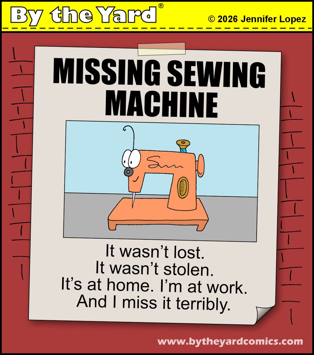 Missing My Sewing Machine