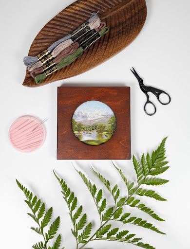 Richly Stitched Landscape Embroidery Virtual Book Tour