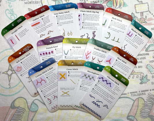 On-the-Go Embroidery Cards Set 1 by Christen Brown