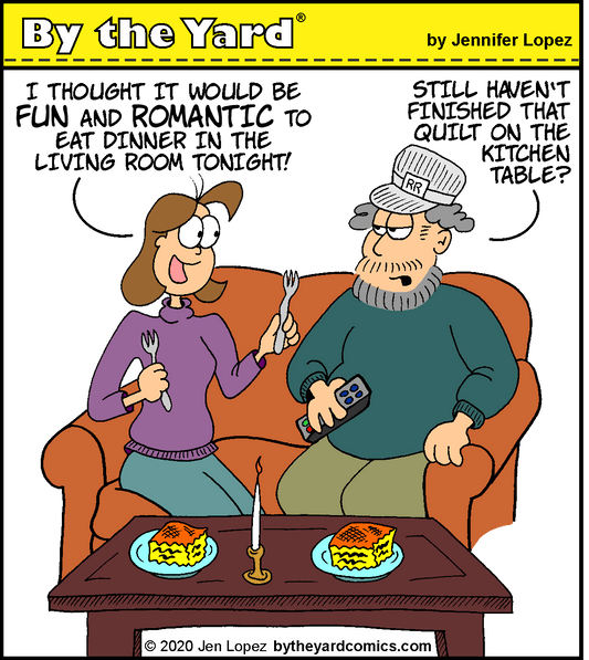 Quilting vs. Cooking