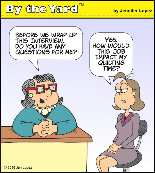 When Work and Quilting Collide