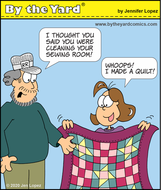 I Tried to Clean My Sewing Room Once