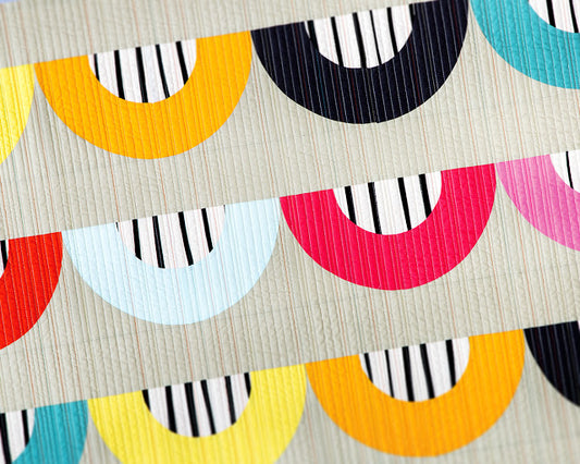 "Festoons" from Quilt Modern Curves & Bold Stripes