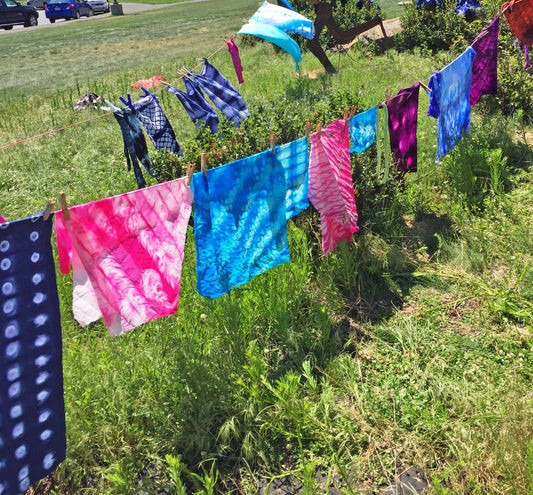 Dip Into Shibori Fabric Dyeing