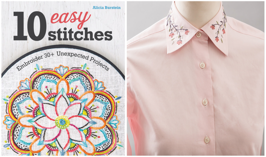 National Embroidery Month- Stitch Collars and Cuffs!