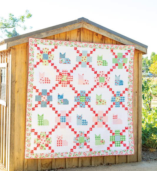 Playful Precuts Quilts! Cats, hearts, stars, and more