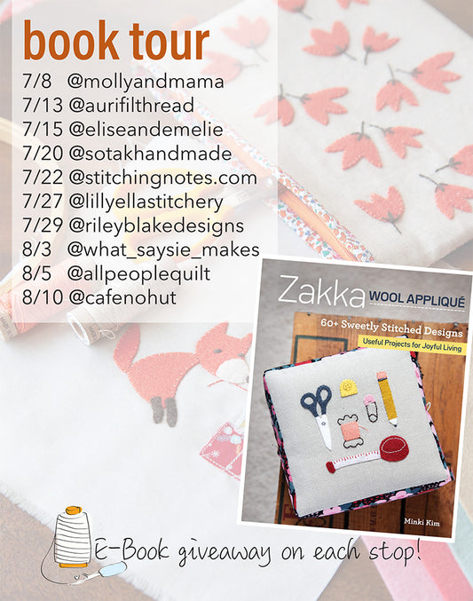 Zakka Wool Appliqué Book Tour! 