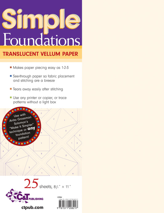 Simple Foundations Translucent Vellum Paper