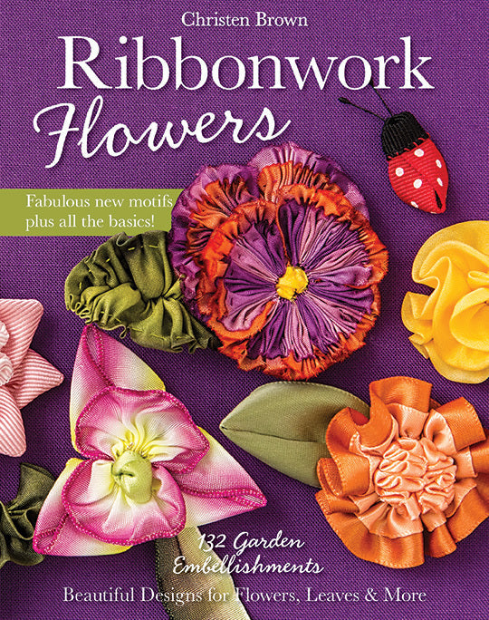 Ribbonwork Flowers Digital Download