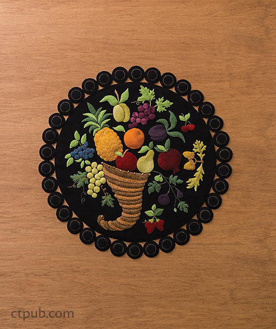 A New Dimension in Wool Appliqué  Baltimore Album Style Digital Download