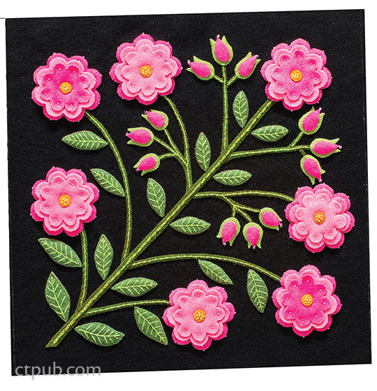 A New Dimension in Wool Appliqué  Baltimore Album Style Digital Download