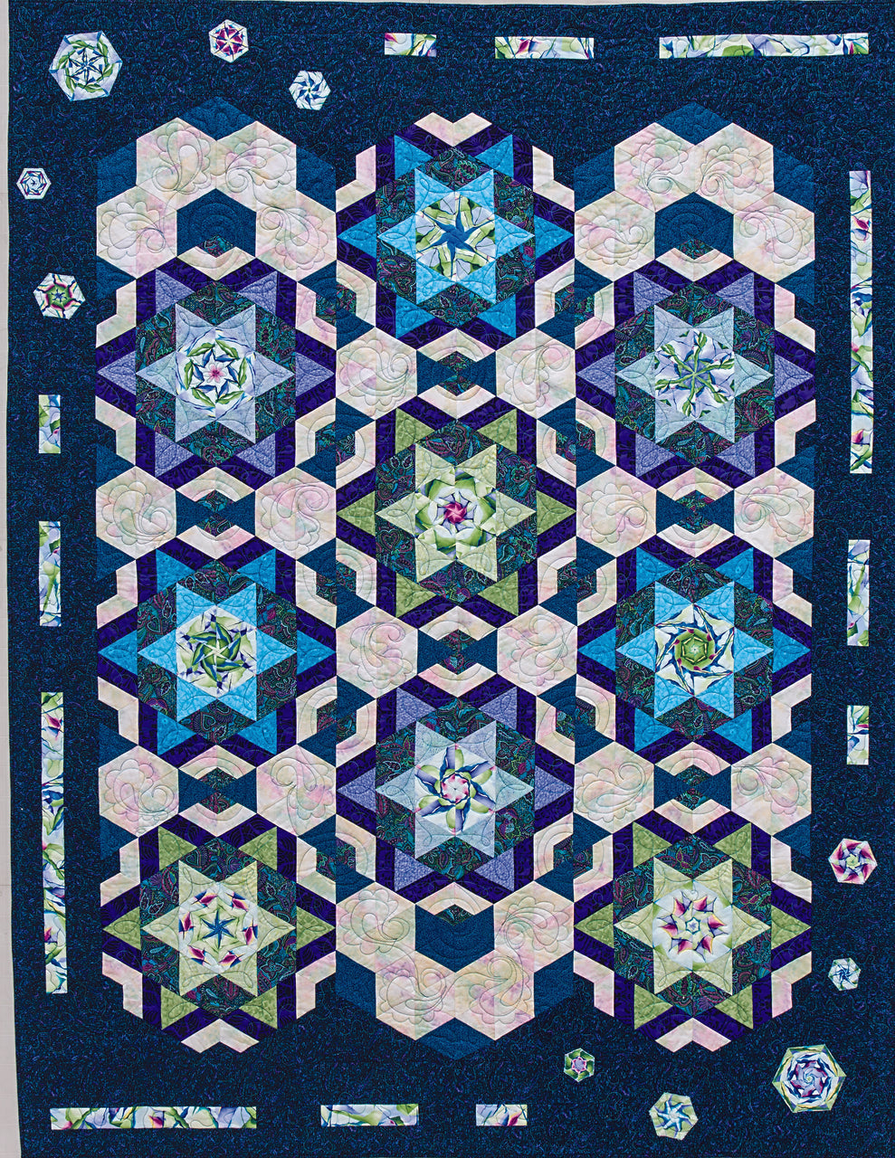 Stack & Cut Hexagon Quilts Digital Download
