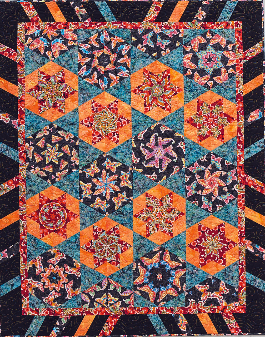Stack & Cut Hexagon Quilts Digital Download
