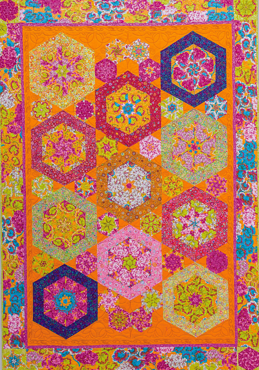 Stack & Cut Hexagon Quilts Digital Download