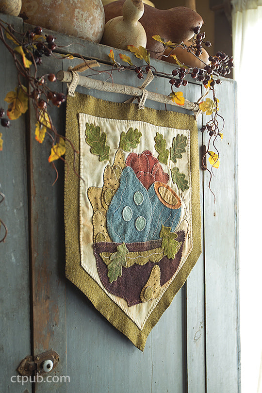 Seasons of Wool Appliqué Folk Art Digital Download
