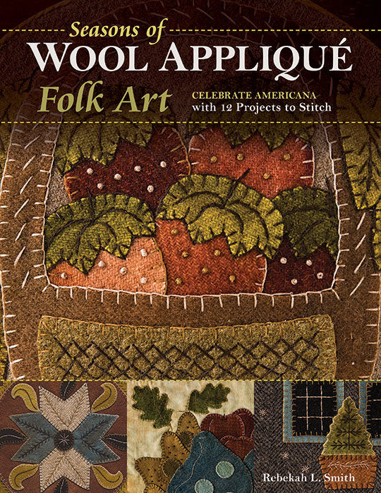 Seasons of Wool Appliqué Folk Art Digital Download