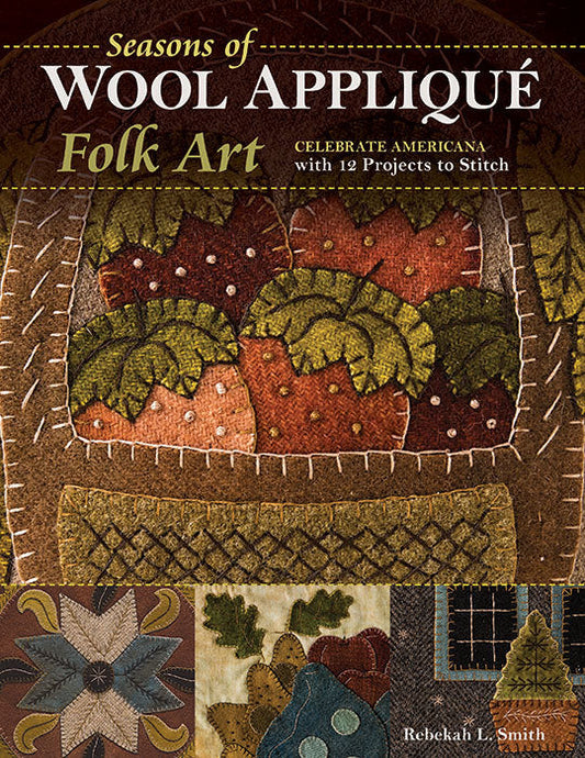 Seasons of Wool Appliqué Folk Art Digital Download